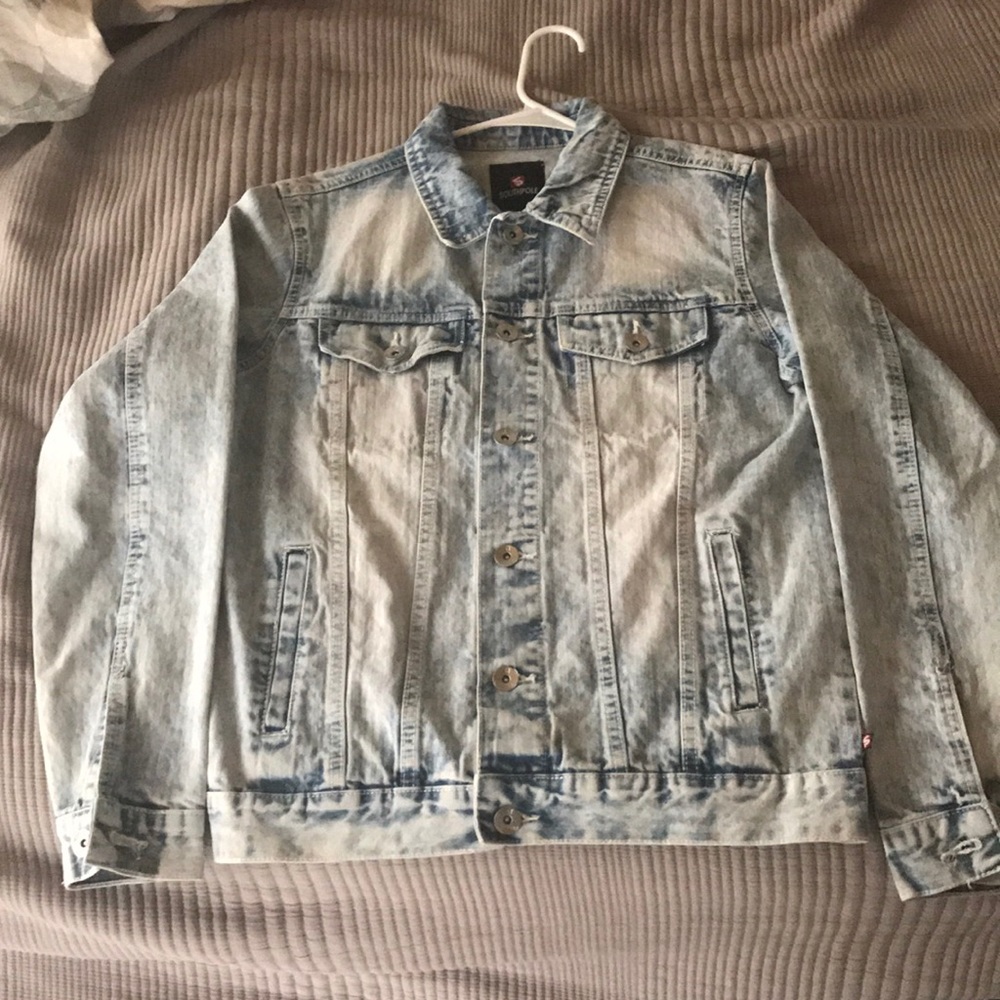 SOUTHPOLE Jean Jacket (White/Bleached) Size S